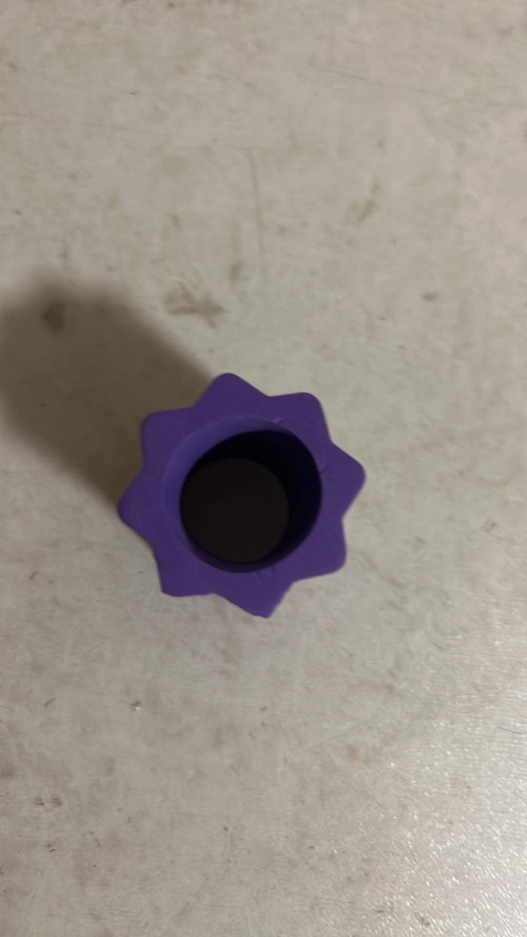 Tiny foam 3/4” hole